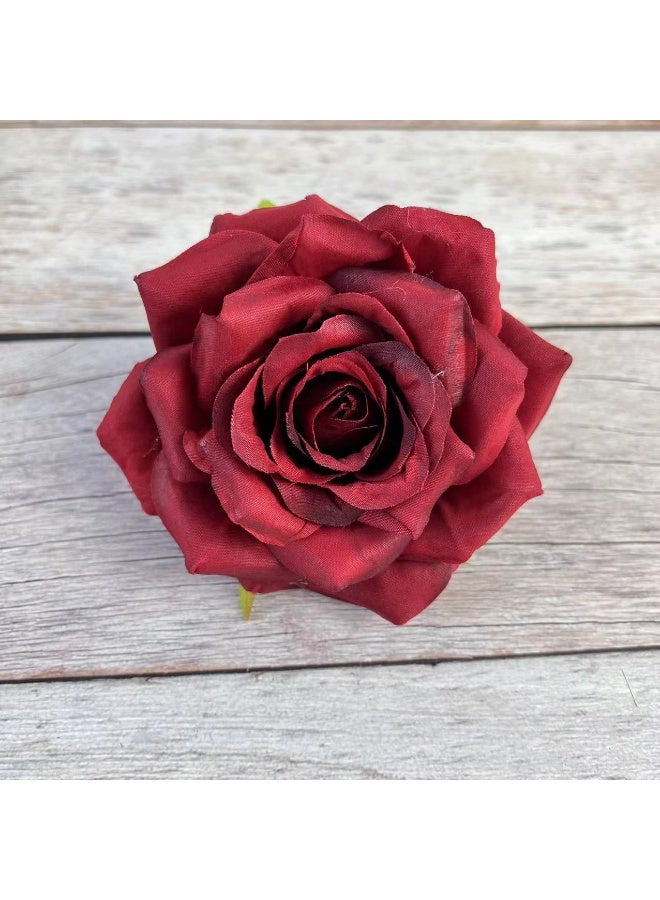 Handcrafted Imitation Diamond Rose Flower