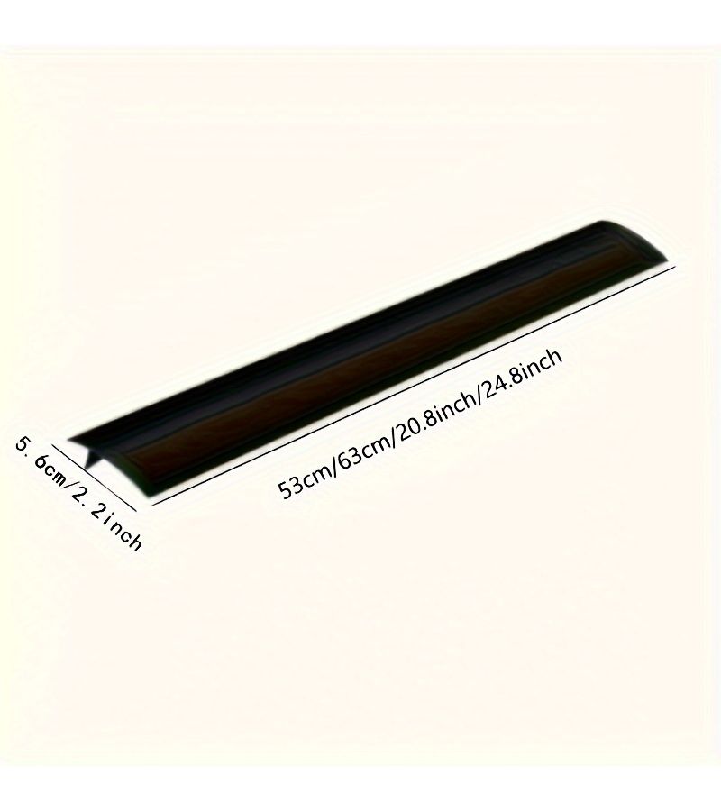 Silicone Kitchen Edge Sealing Strip Black 24.8 Inch For Stove Gap Sink Trim - Image 2