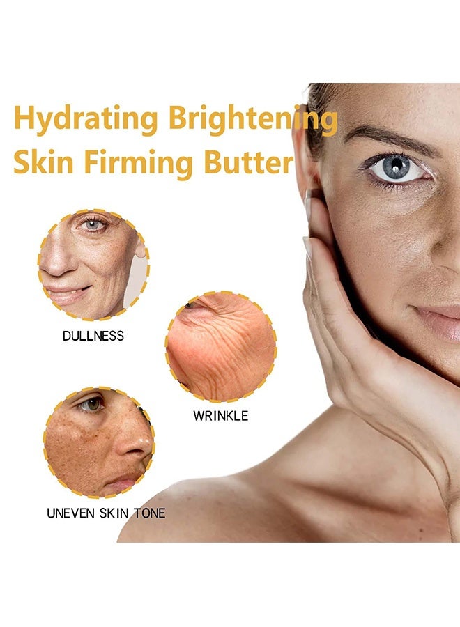 EELHOE Glowing Firming Butter，Turmeric Face Cream & Whipped Body Butter, Skin Lightening & Anti-Aging, Moisturizer for Dark Spots, Acne, Scars, Sun Damage, Even Skin Tone 100g - Image 4