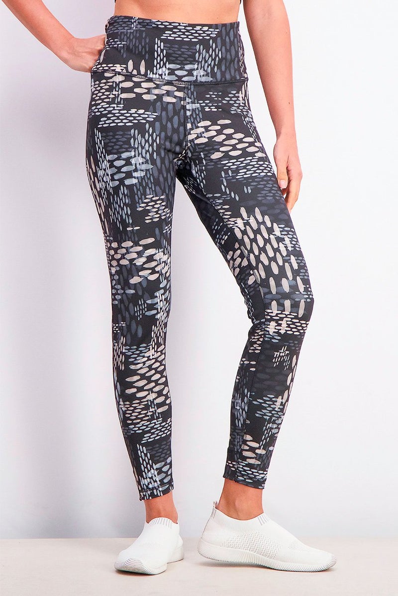 Reebok Women Studio Lux Bold High,Rise Tights, Black - Image 1