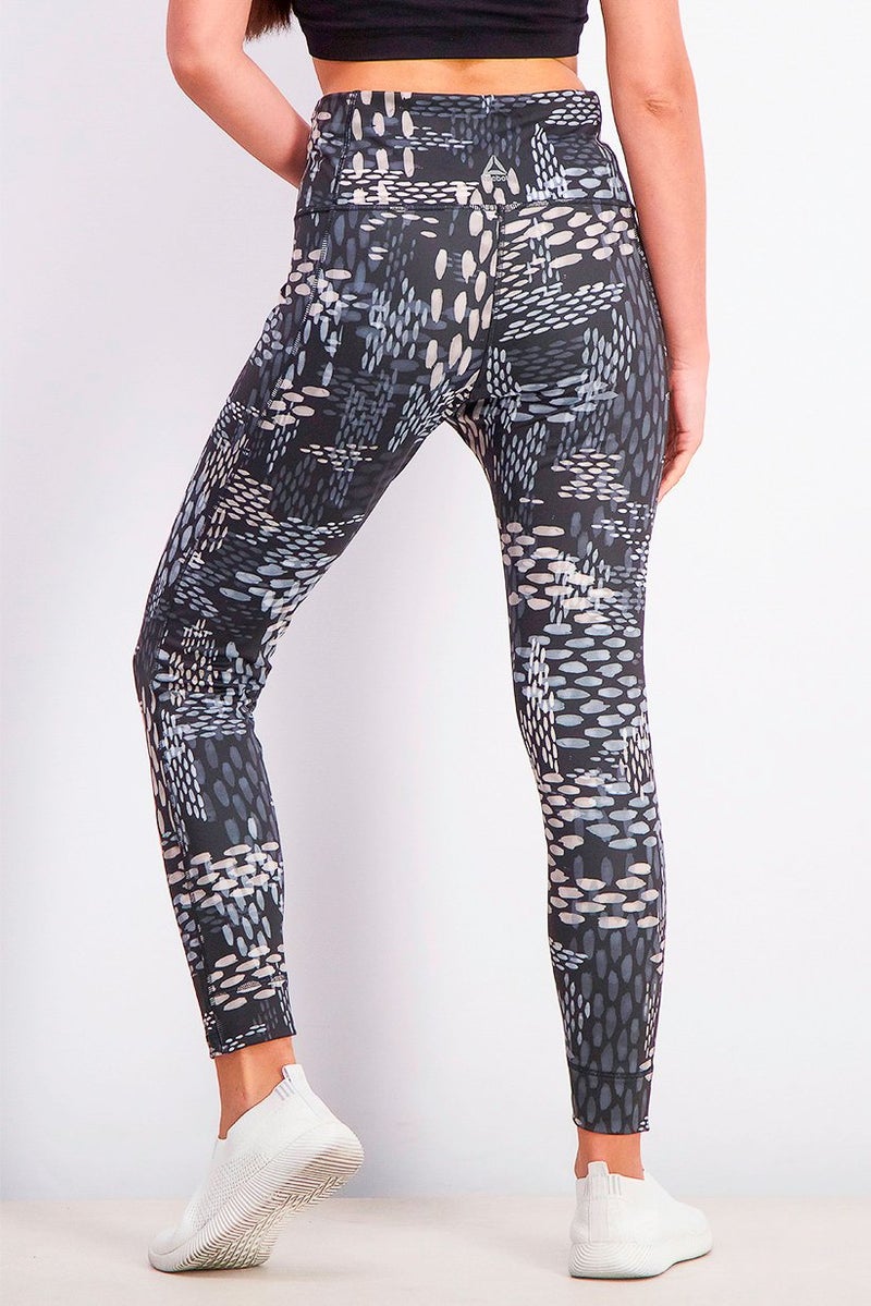 Reebok Women Studio Lux Bold High,Rise Tights, Black - Image 2