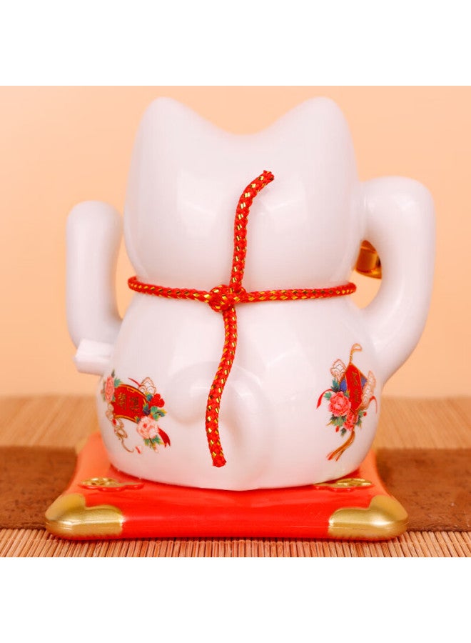 Extreme Space Jidukongjian Lucky Cat, Solar-powered Automatic Waving Fortune Cat, Living Room Decoration, Shop Opening Gift, Housewarming Present - Image 3
