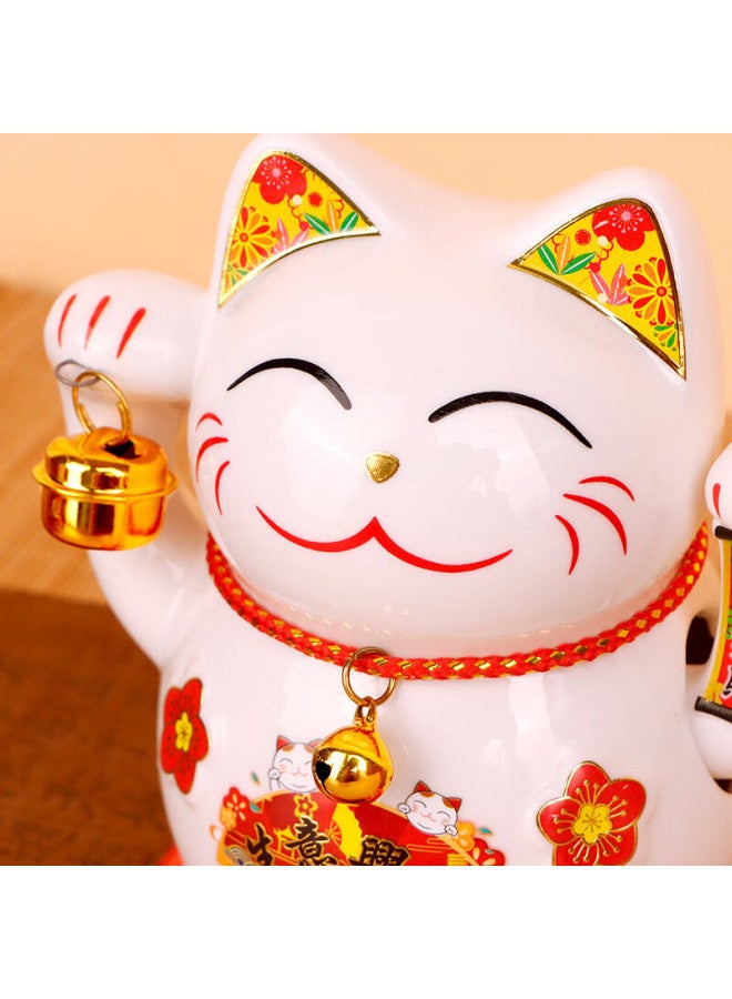 Extreme Space Jidukongjian Lucky Cat, Solar-powered Automatic Waving Fortune Cat, Living Room Decoration, Shop Opening Gift, Housewarming Present - Image 2
