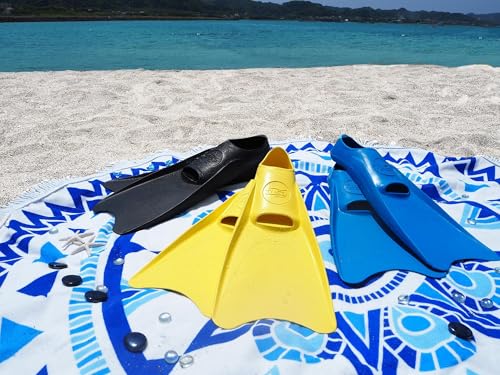 TUSA Sport Full Foot Rubber Snorkeling Fin XSmall 35 Yellow - Image 3