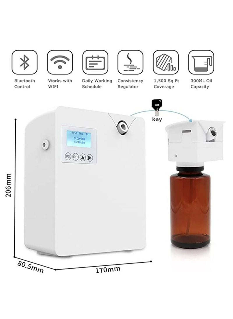 Arabest Smart Scent Air Machine with Nebulizing Professional Waterless Essential Oil Diffuser 300ML Aroma Diffuser Air Purifier HVAC Scent Diffuser for Essential Oils for Room Office Spa  - Image 4