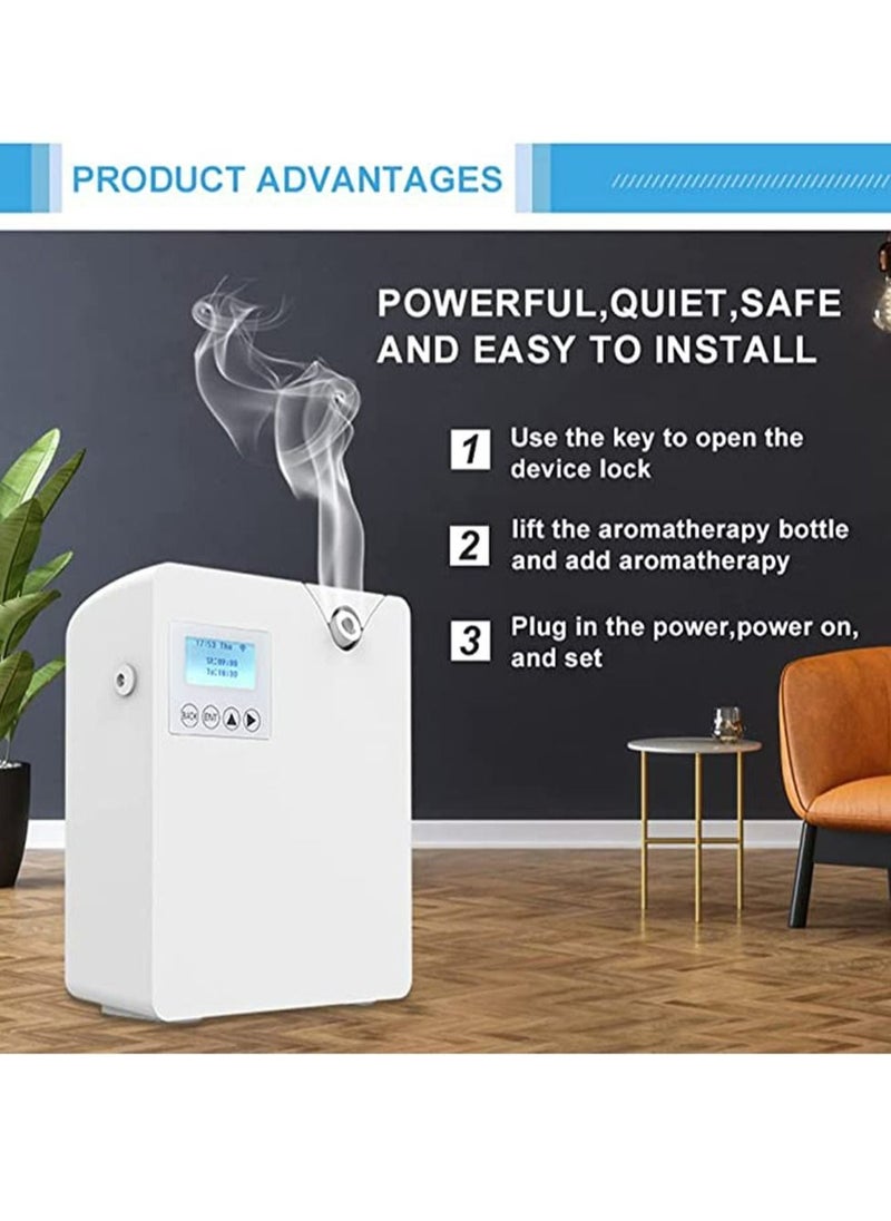 Arabest - Smart Scent Air Machine with Nebulizing Professional Waterless Essential Oil Diffuser 300ML Aroma Diffuser Air Purifier HVAC Scent Diffuser for Essential Oils for Room Office Spa - Image 1