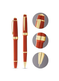 Cross Cross Bailey Light Polished Amber Resin and Gold Tone Ballpoint Pen  - Image 2