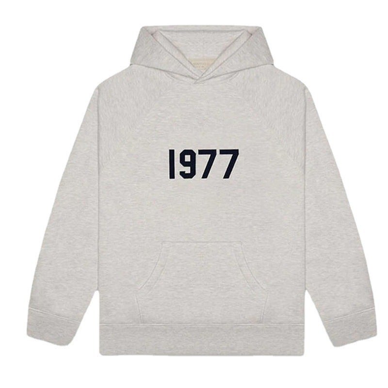 2022 SS Plush Hooded Sweatshirt FOG ESSENTIALS iron ash