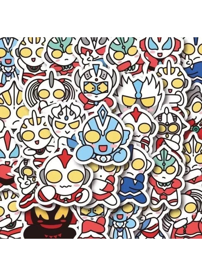 Generic - Boxed 100 Altman Cute Cartoon Little Red Riding Book With Full Set Of Japanese High Color Value Ins Wind Hand Account Stickers-Color:Boxed-ultraman 100 Sheets (1 Box) - Image 1