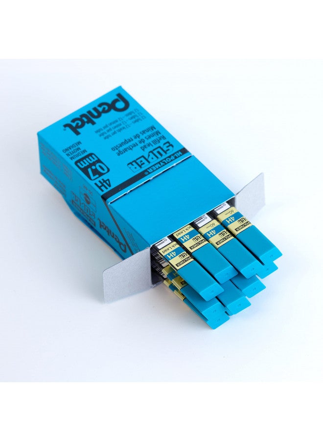 Pentel Super Hi-Polymer Lead Refill, 0.7mm Medium, 4H, 144 Pieces of Lead (50-4H),Gray - Image 2