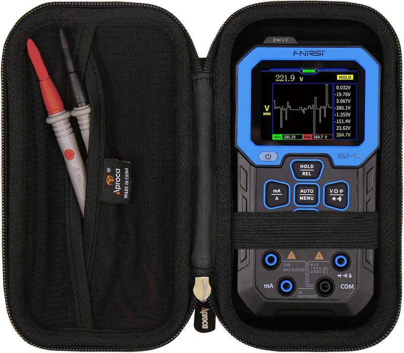 Aproca Portable Hard Storage Case for FNIRSI DMT99 Digital Multimeter 9999 Counts TRMS and Accessories Case Only - Image 1