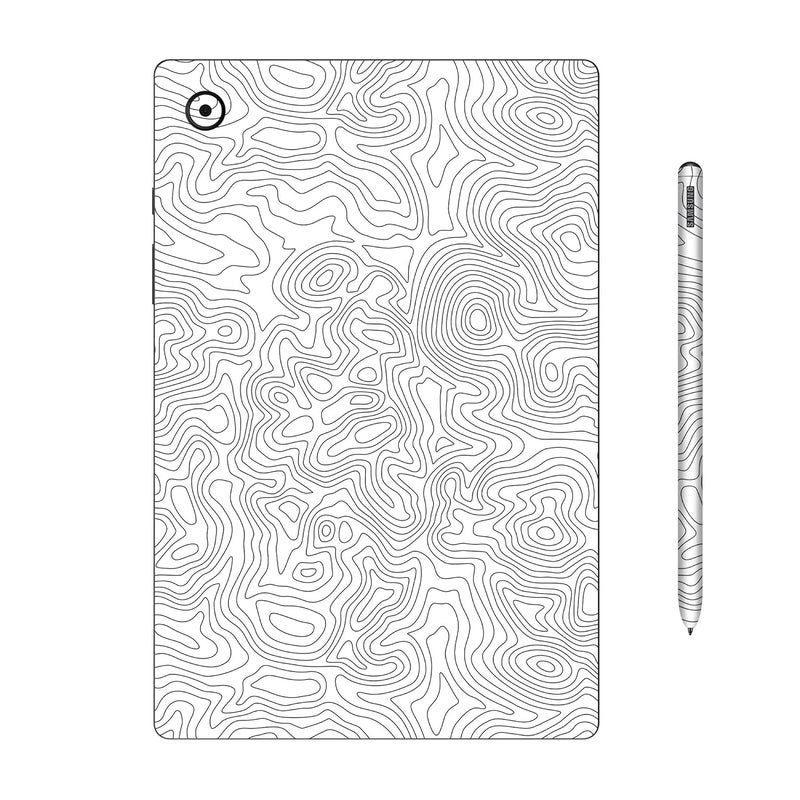 Capes Tablet Skins Compatible with Samsung Galaxy Tab A8 | Ultra-Thin Protective Film | Anti-Scratch Vinyl Decal Skin | Not Case/Cover (Tornado, Back Skin + S Pen Skin) - Image 1