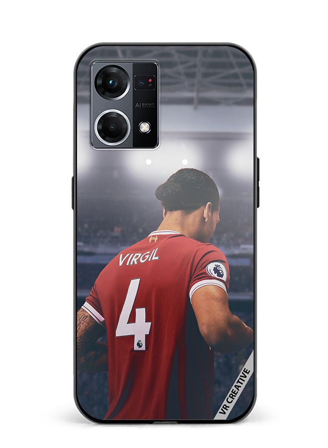 VR CREATIVE Protective Case Cover For Oppo Reno8 4G Van Dijk Design Multicolour - Image 1