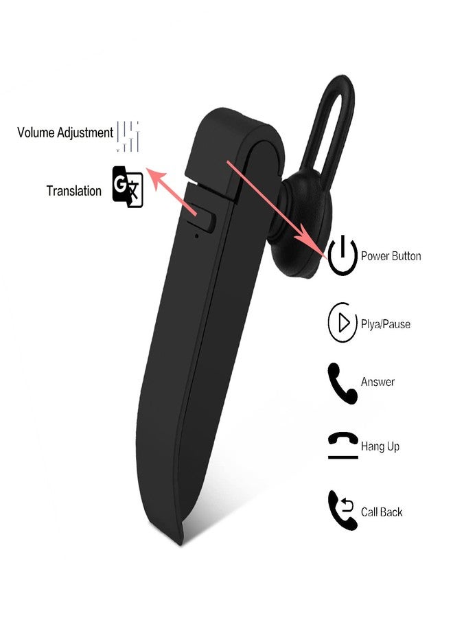 Yoidesu Bluetooth Translation Earphone - Intelligent Multi-Language Translation Earbuds, Online Earpiece for Learning - Image 2