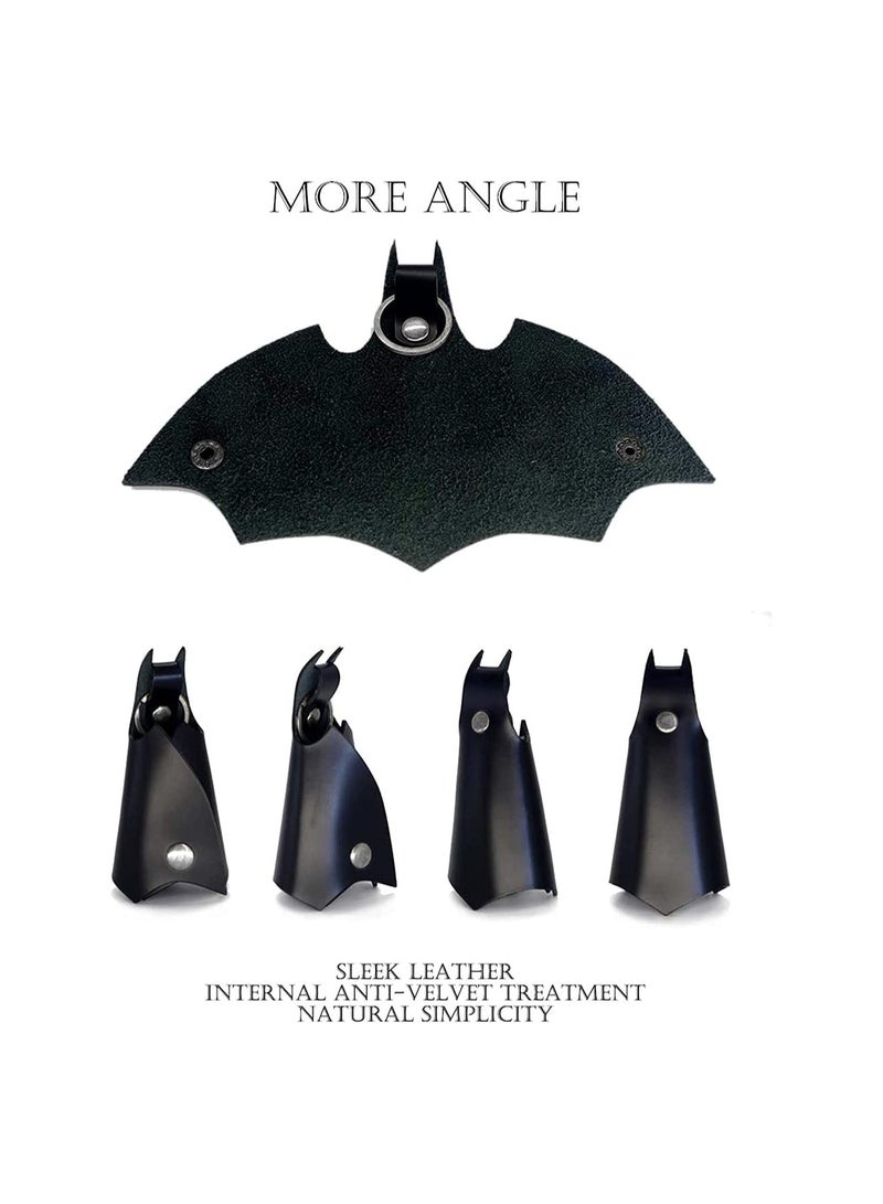 Leather Keychain Holder for Car Keys, Stylish Key Fob Case for Men and Women, Compatible with BMW Key Ring Cover - Image 3