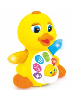 HOLA Hola Dancing Duck - Interactive Toy with Music, Dancing, Flapping Ears, and Sound Effects, Promotes Crawling, Motor Skills, and Cognitive Development for Toddlers 12M+  - Image 1