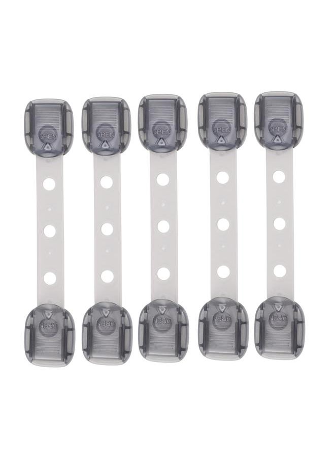 Thoraya 5pcs Child Safety Cabinet Locks Adjustable Baby Proof Fridge Drawer Door Locks for Toilet Seats  - Image 4