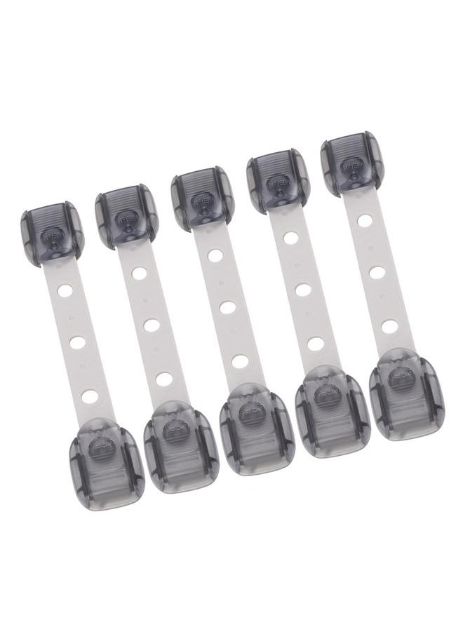 Thoraya 5pcs Child Safety Cabinet Locks Adjustable Baby Proof Fridge Drawer Door Locks for Toilet Seats  - Image 5