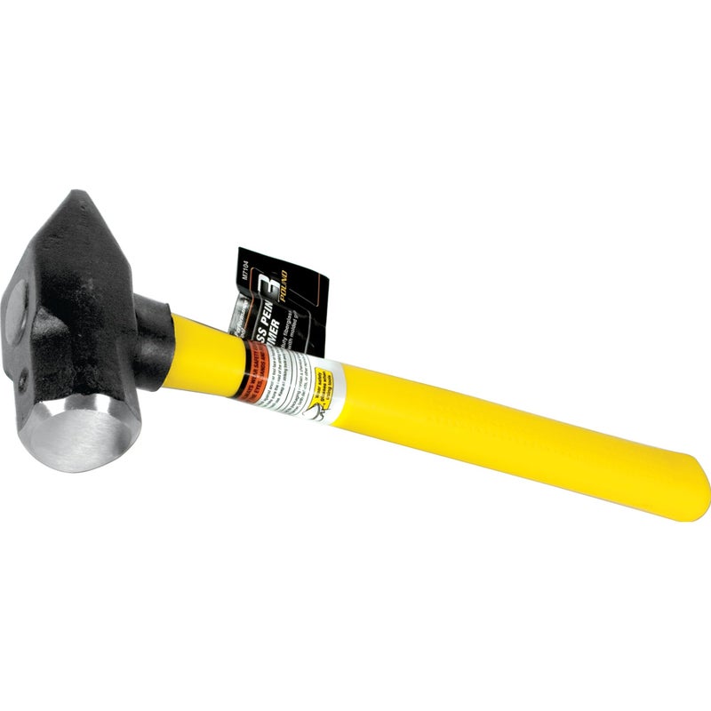 Performance Tool M7104 3 Pound Cross Pein Hammer With Fiberglass Handle - Image 5