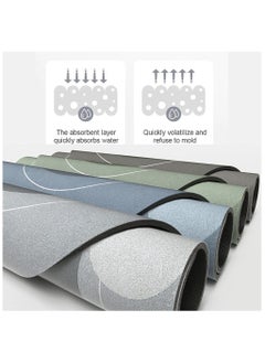Generic Super Absorbent Floor Mat Quick Dry Bathroom Mat Rugs Memory Foam Bath Mat Non Slip Entrance Rug, 1, 40 * 60CM  - Image 4