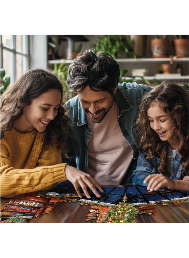 WHITE MOUNTAIN ألغاز عيد الميلاد وايت ماونتن للبحث والعثور 1000 قطعة ألغاز للبالغين والعائلة - Image 4