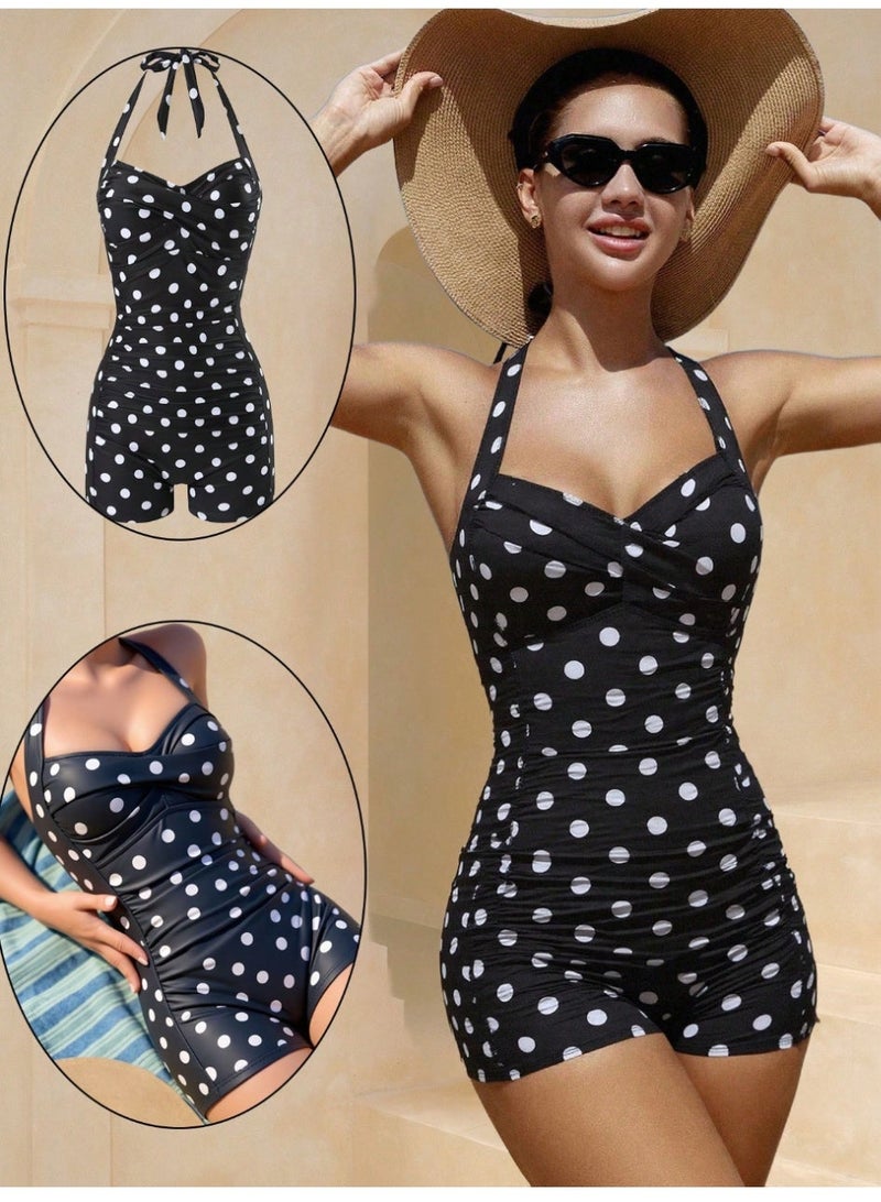 Shein Swim Vcay Women Beach Summer One Piece Swimsuit - Image 1