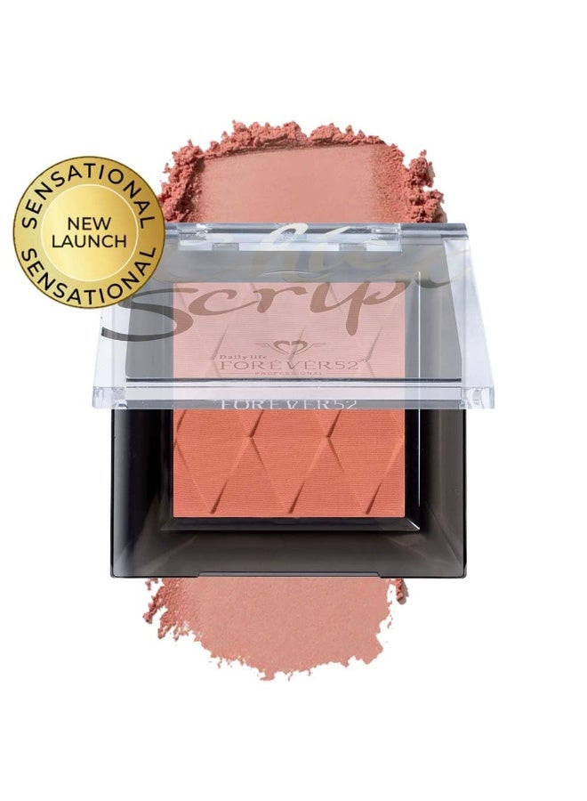 Daily Life Forever52 Sensational Chic Script Blush | Matte Finish, Highly Pigmented & Lightweight Face Blusher | Easy to Blend for Natural, Long-Lasting Glow - Flowerhorn 8g - Image 3