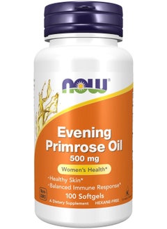 Supplements Evening Primrose Oil 500 mg with Naturally Occurring GLA Gamma-Linolenic Acid 100 Softgels