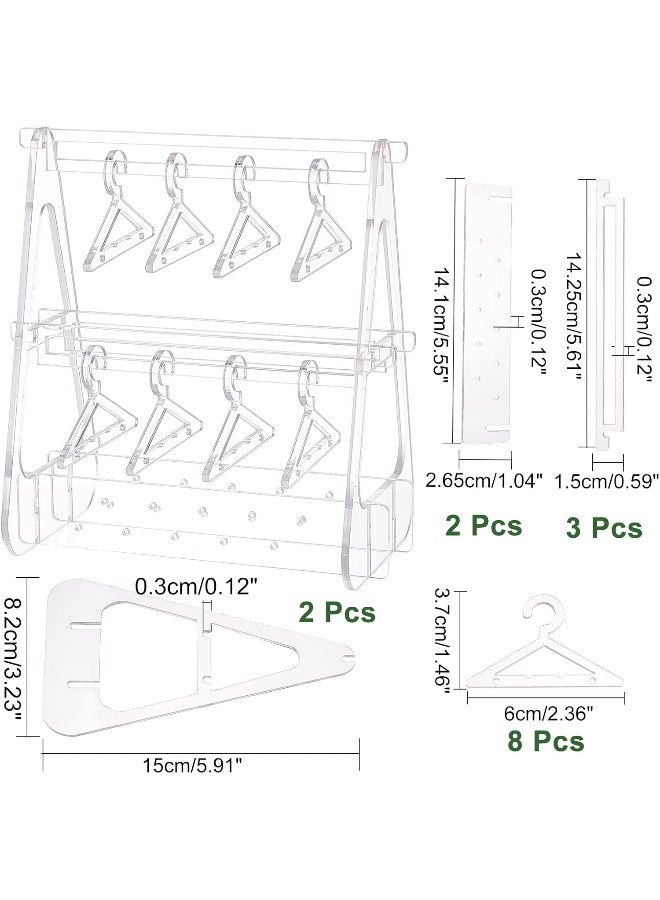 TPGP 1 Set Acrylic Earring Display Stands Earrings Organizer Ear Stud Holder - Image 2