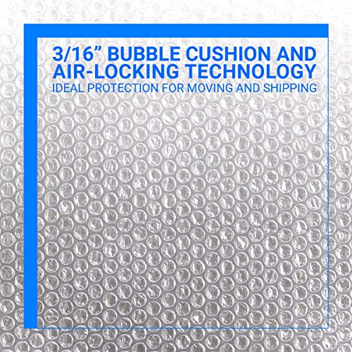 Pacific Mailer Bubble Cushioning Wrap Rolls, 3/16" x 12" x 36' ft Total, Perforated Every 12" for Packaging, Shipping, Mailing - Image 2
