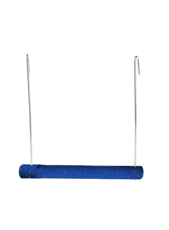 سايج سكوير أرجوحة رملية خشبية طبيعية مرحة مع منصة تعليق على القفص، للتسلق، وممارسة التمارين للطيور (صغيرة) - Image 1