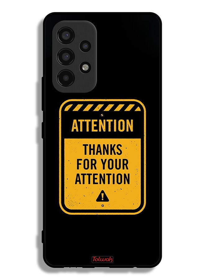 Tolwak Samsung Galaxy A53 5G Protective Case Cover Thanks For Attention - Image 1