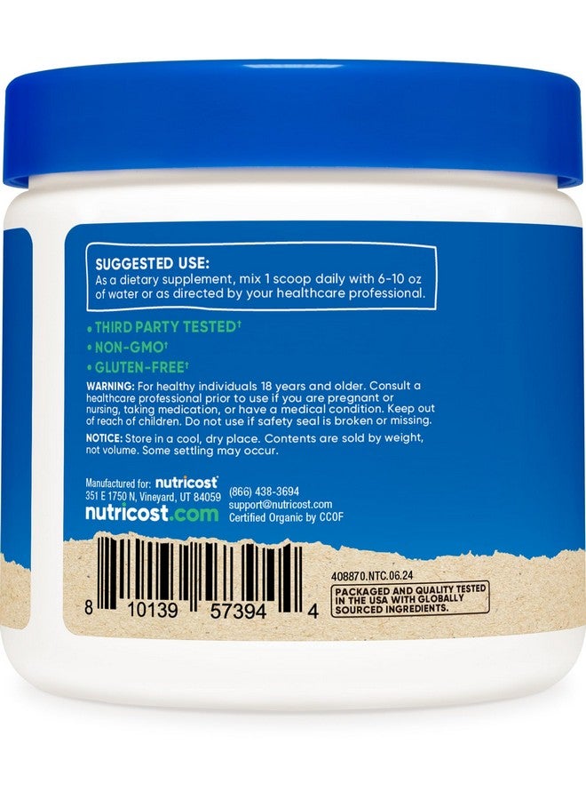 Nutricost Organic Milk Thistle (Silybum Marianum) 8 oz per Container (Unflavored) - Non-GMO, Gluten-Free - Image 4