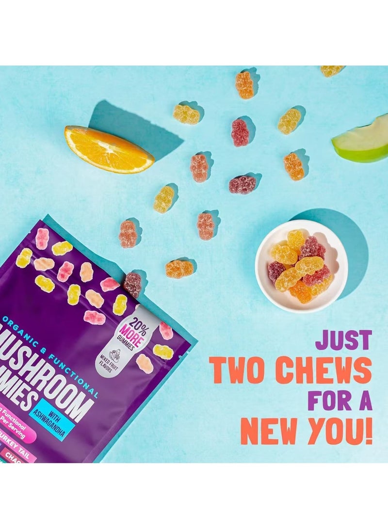 Private Label South African Drunken Eggplant Mushroom Fruit Mixed Gummies - Image 4