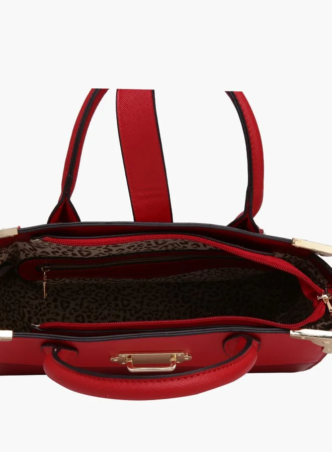 ELLE Women Satchel Bag with Belt Closure