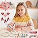 Fennoral 6 Pack Heart Dream Catcher Craft Kit for Kids Paint You Own Love Heart Dream Catcher DIY Coloring Mothers Day Wooden Art and Craft for Art Activity Project Valentines Day Decoration - Image 4