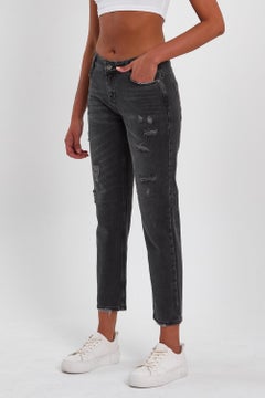 Alexander Gardi Special Collection Ripped Detail Denim Trousers (AG-1051G)  - Image 3