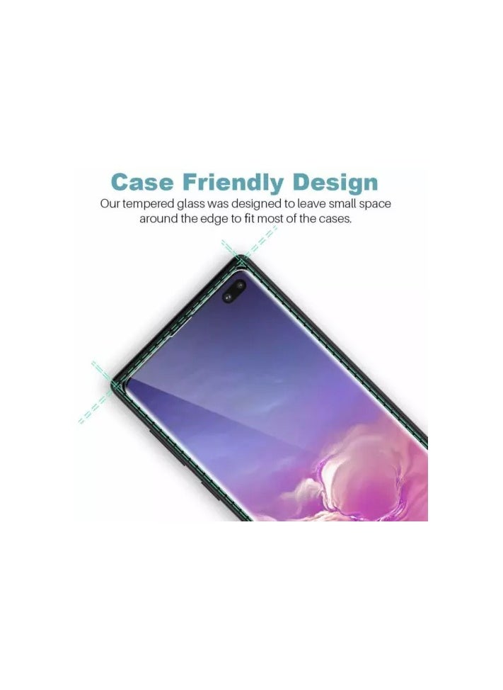 SNW - Pack Of 2 Realme Full Glue UV Tempered Glass Screen Protector – Curved Design with Fingerprint Unlock Support - Image 1