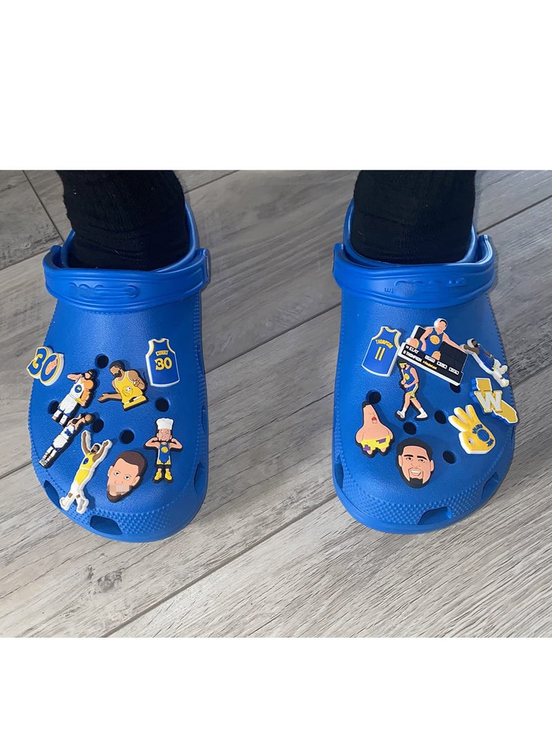 KASTWAVE 50 Pieces Basketball Croc Charms Jibbitz Crocs Accessories for Shoe Buckle Party Favors ​Mini Decoration Charm for Women Girls Men - Image 3