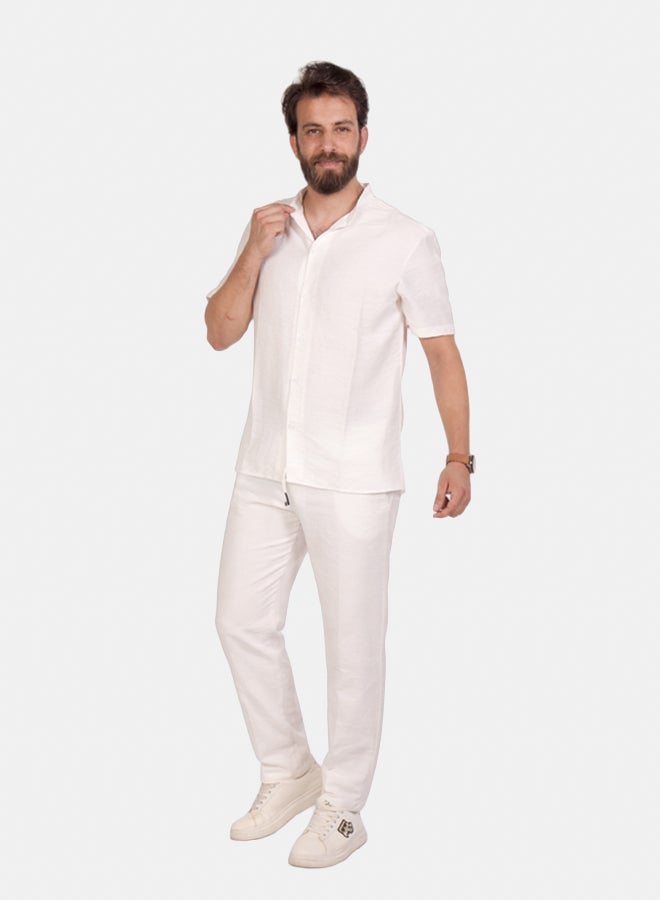 Hero Basic - Spanish Linen Short Sleeved Shirt