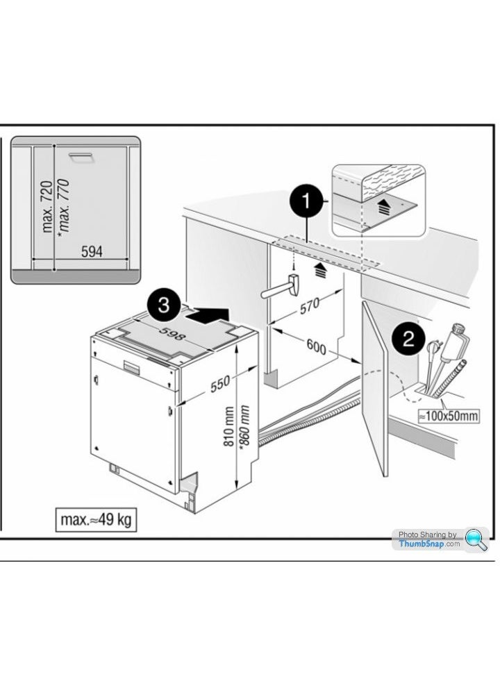 ستارواي غسالة أطباق ستارواي مدمجة، ١٢ مكانًا، شاشة LED، ٦ برامج، فتح تلقائي، نصف حمولة، فضية اللون. موفرة للطاقة. - Image 2