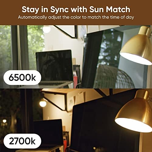 Wyze Bulb Color, 1100 Lumen WiFi RGB and Tunable White A19 Smart Bulb, Works with Alexa and Google Assistant, Two-Pack - Image 4