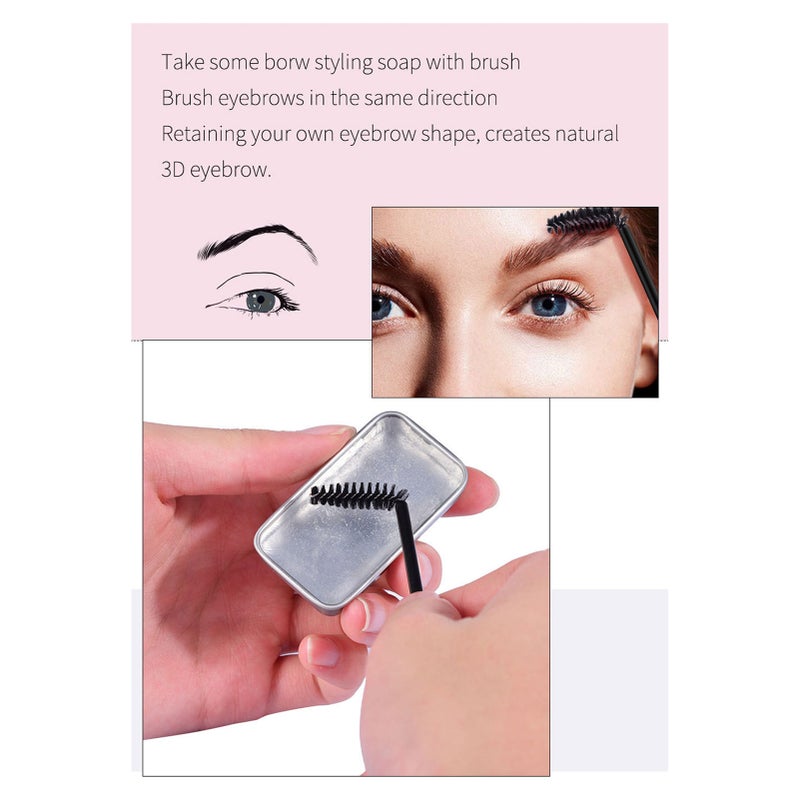 ibcccndc Brow Coloring Set Eyebrow Color Dye Styling Soap - Image 5