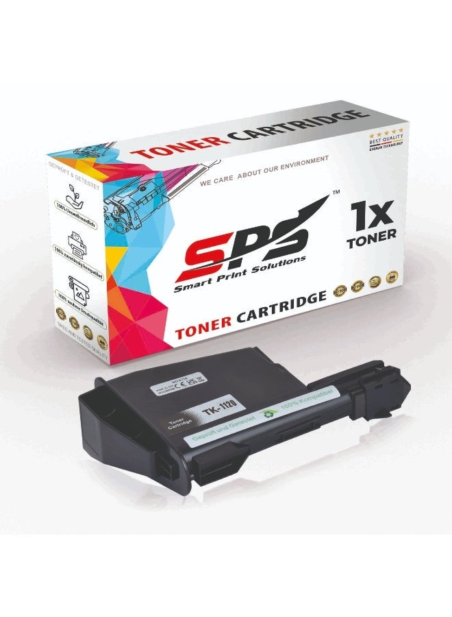 Smart Print Solutions SPS Compatible Toner Cartridges for Kyocera - TK-1120 | 1x Black | 3,000 Pages - Image 1