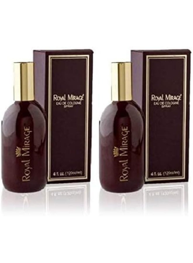 Royal Mirage Eau De Cologne,120 ml,perfume 2pcs - Image 1