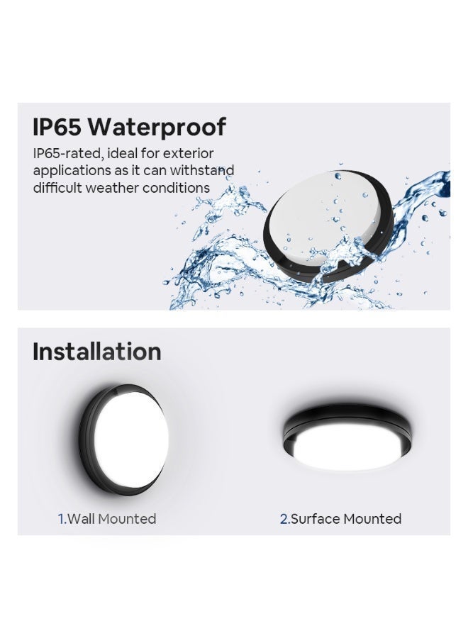 Energetic LED Outdoor Wall Light/Bulkhead ZDL1110-Y 20W CCT(3000K/4000K/6500K Switchable) IP65 - Image 3