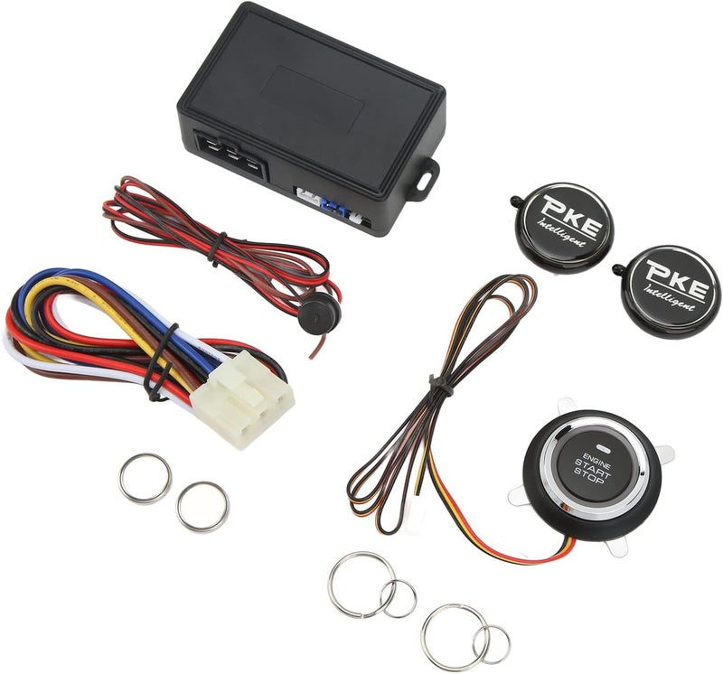 12V Car Security Alarm System with Remote Engine Start Automatic Induction Detection for Anti Theft Protection - Image 2