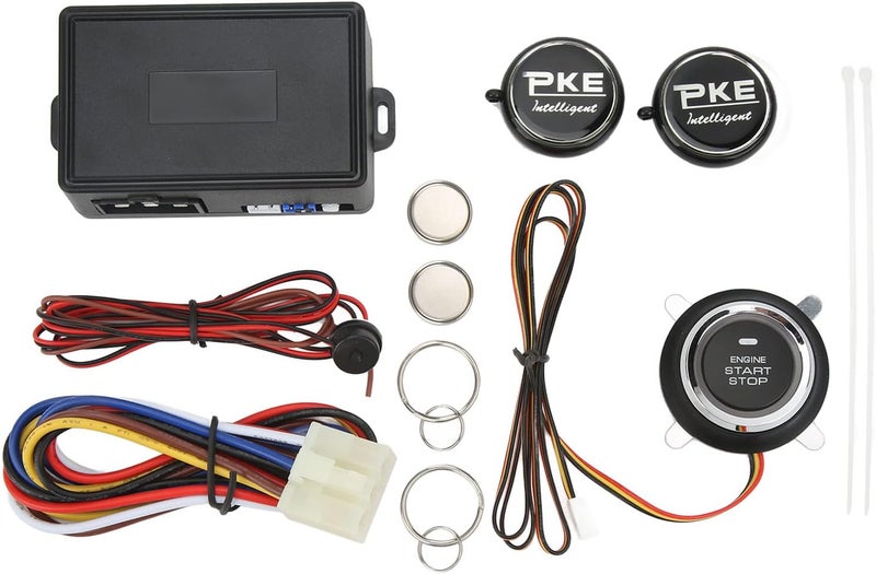 12V Car Security Alarm System with Remote Engine Start Automatic Induction Detection for Anti Theft Protection - Image 1