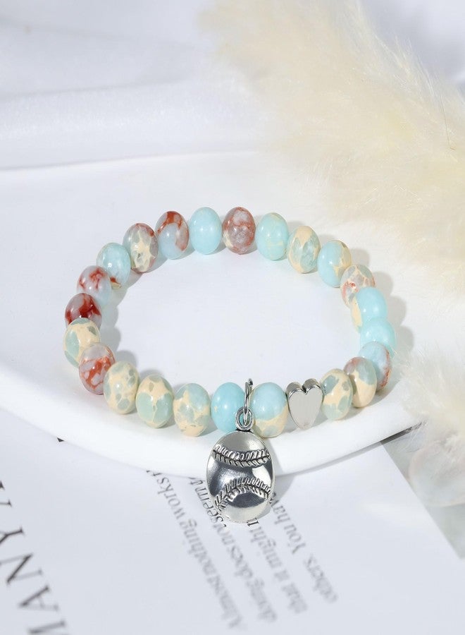 BAYLAY Softball Gifts for Teen Girls Women - Softball Bracelets Easter Basket Stuffers Accessories Stuff for Girls Birthday Gift Ideas Stocking Stuffers Softballs Senior Night Gifts - Image 2