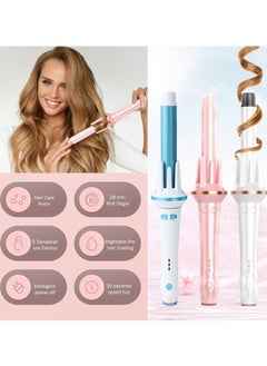 General Fashionable curling iron automatic curling iron portable curling rotating wand for hair styling multiple temperature settings fast instant heating  - Image 4